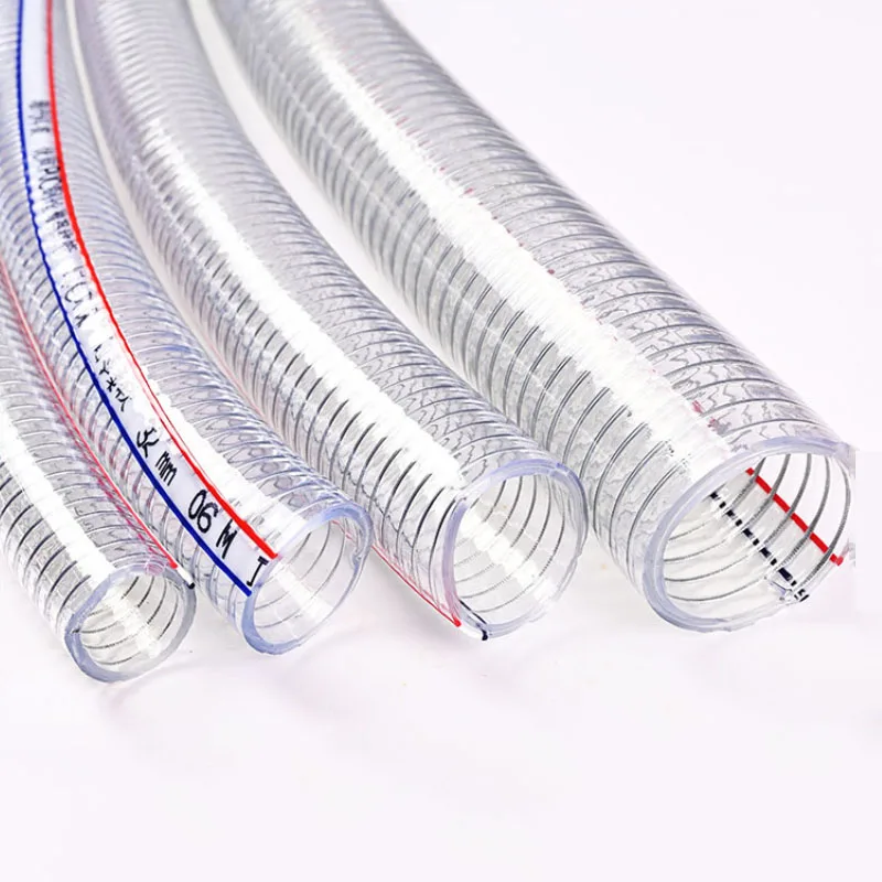 1-Meter-PVC-Steel-Hose-Transparent-Steel-Wire-PVC-Oil-Soft-Pipe-Plastic ...